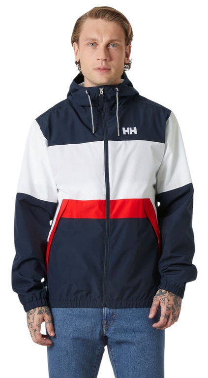 Helly Hansen Regenjacke Koster Rain (wasserdicht) navyblau/weiss Herren