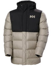 Helly Hansen Winter-Steppjacke Active Puffy Long (warm, wasserabweisend) hellgrau/schwarz Herren