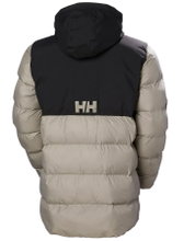 Helly Hansen Winter-Steppjacke Active Puffy Long (warm, wasserabweisend) hellgrau/schwarz Herren