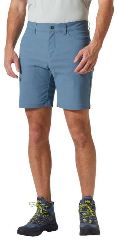 Helly Hansen Holmen 5 Pocket Short Hiking Trousers (UV Protection) Short Blue Men's