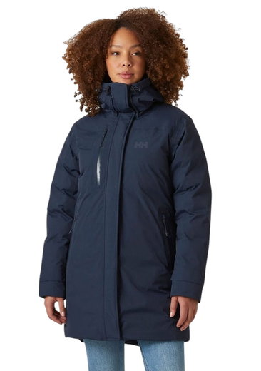 Helly Hansen Wintermantel Adore Tech Parka (wasserdicht, warm, High Loft Isolierung) navyblau Damen