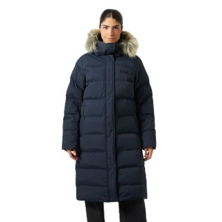 Helly Hansen Wintermantel Aria Long Parka (sehr warm, synthetische Isolierung) navyblau Damen