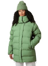 Helly Hansen Winter Coat Aspire Puffy Quilted Parka (very warm, High Loft insulation) jade green Ladies