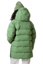 Helly Hansen Winter Coat Aspire Puffy Quilted Parka (very warm, High Loft insulation) jade green Ladies