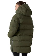 Helly Hansen Wintermantel Aspire Puffy Steppparka (sehr warm, High Loft Isolierung) dunkelgrün Damen