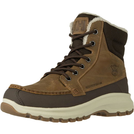Helly Hansen zimowe buty Garibaldi V3 (skóra, wodoodporne) brązowe/tobacco męskie