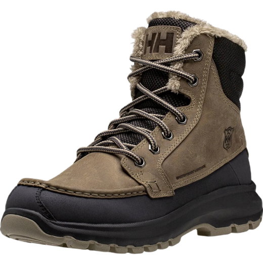 Helly Hansen zimowe buty Garibaldi V3 (skóra, wodoodporne) brązowo/ebonitowo-szare męskie