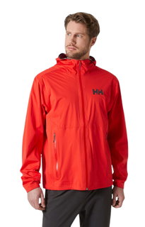 Helly Hansen Momentum Softshell Jacket 3-Layer (wind and water-resistant) red men's