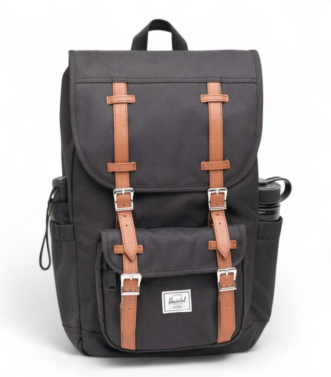 Herschel Alltags-Rucksack Little America™ Mid - schwarz/braun 21 Liter