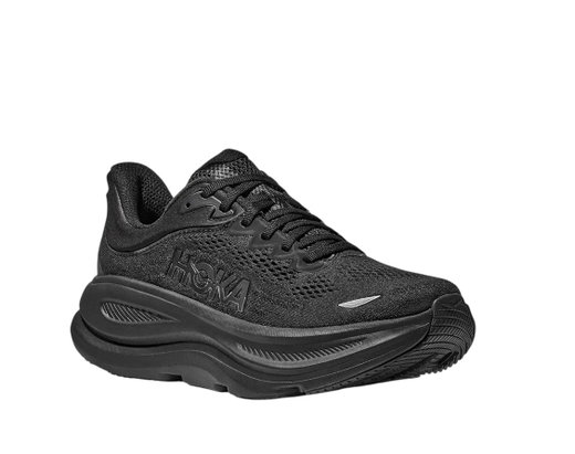 Hoka running shoes Bondi 9 (cushioning) black ladies