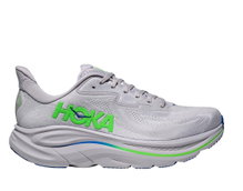 Hoka Laufschuhe Clifton 10 (Dämpfung) grau/neongrün Herren