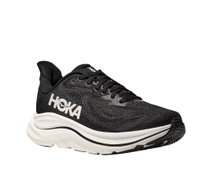 Hoka running shoes Clifton 10 (cushioning) black/white ladies