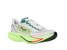 Hoka Running Shoes Mach 7 (Cushioning) Light Grey/Neon Green Men's
