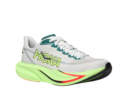 Hoka Running Shoes Mach 7 (Cushioning) Light Grey/Neon Green Men's
