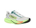 Hoka running shoes Mach 7 (cushioning) light grey/neon green ladies