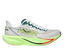 Hoka Laufschuhe Mach 7 (Dämpfung) hellgrau/neongrün Damen
