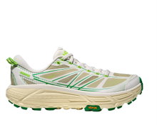 Hoka Trail-Laufschuhe Mafate Speed 2 weiss/beige/grün Damen