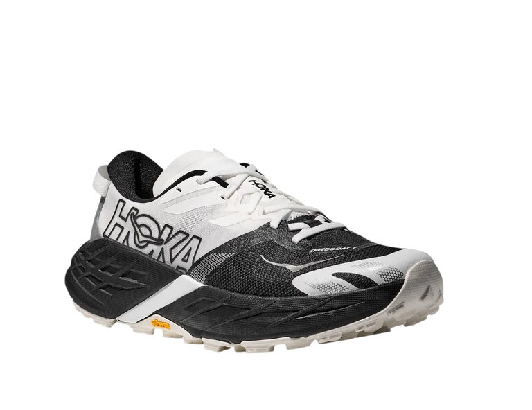 Hoka Trail-Laufschuhe Speedgoat 7 schwarz/weiss Damen