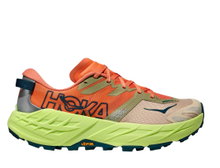 Hoka Trail-Laufschuhe Speedgoat 7 orange/beige/neongrün Damen
