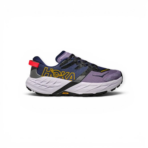 Hoka Trail-Laufschuhe Speedgoat 7 violett/dunkelblau Damen