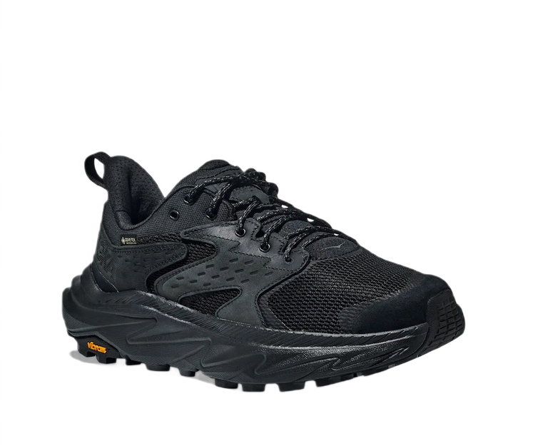 Hoka Wanderschuhe Anacapa 2 Low GTX (Nubukleder, wasserdicht) schwarz Herren