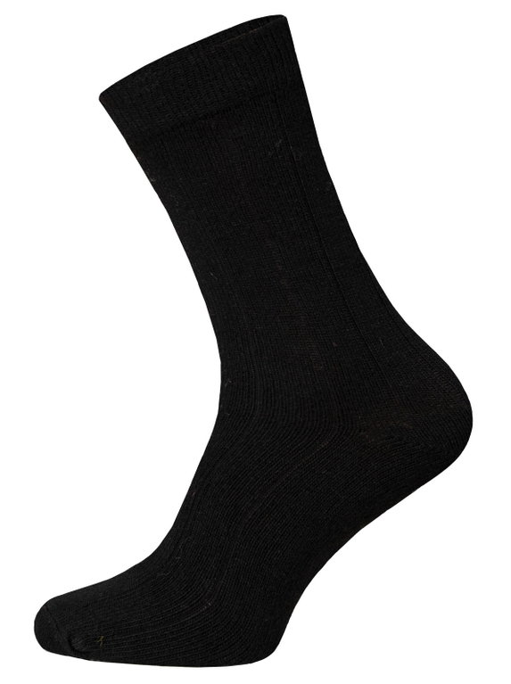 HomeOfSocks Tagessocke The Goat (Merino und Kaschmir) schwarz - 2 Paar