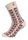 HomeOfSocks Wollsocken Skandinavisch Dänemark wollweiss/rot - 1 Paar