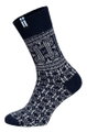 HomeOfSocks Wollsocke Skandinavisch Finnland navyblau - 1 Paar