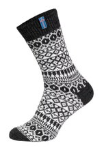 HomeOfSocks Wool Socks Scandinavian Iceland anthracite grey - 1 Pair