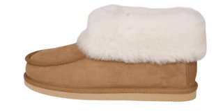 HomeOfSocks Slippers Cabin Shoe (Sheepskin) brown Ladies/Men