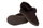 HomeOfSocks Hausschuhe Kreta Hüttenschuh (Lammfell) dunkelbraun Damen/Herren