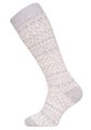 HomeOfSocks Kniestrümpfe Skandinavisch Norwegen (Lammwolle) hellgrau - 1 Paar