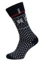 HomeOfSocks Lammwollsocke Skandinavisch Flag 47 navyblau - 1 Paar