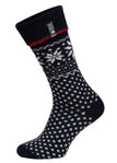 HomeOfSocks Lammwollsocke Skandinavisch Flag 47 navyblau - 1 Paar