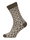 HomeOfSocks Wollsocke Hygge Wintermuster olivegrün Damen - 1 Paar