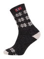 HomeOfSocks Wollsocke Skandinavisch Thick Flag Norwegen anthrazitgrau - 1 Paar