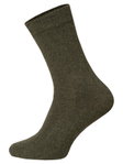 HomeOfSocks Wollsocke Luxuriöse (Merinowolle und Kaschmir) olivegrün - 2 Paar