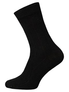 HomeOfSocks Wollsocke Luxuriöse (Merinowolle und Kaschmir) schwarz - 2 Paar