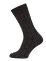 HomeOfSocks Wollsocke Hygge Alpaka (Schurwolle und Alpakawolle) anthrazitgrau - 1 Paar
