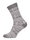 HomeOfSocks Wollsocke Hygge (Wolle, Skandinavisch Design) grau - 1 Paar