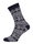 HomeOfSocks Wollsocke Hygge (Wolle, Skandinavisch Design) navyblau - 1 Paar