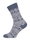 HomeOfSocks Wollsocke Hygge (Wolle, Skandinavisch Design) jeansblau - 1 Paar