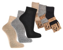 HomeOfSocks Wool Socks Sneaker (Merino Wool and Cashmere) black - 2 pairs