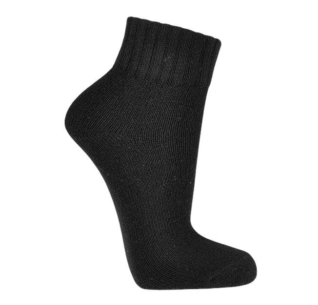 HomeOfSocks Wool Socks Sneaker (Merino Wool and Cashmere) black - 2 pairs