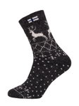 HomeOfSocks Wollsocken Thick Flag Skandinavisch Finnland anthrazitgrau/ecru - 1 Paar