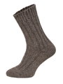 HomeOfSocks Wollsocken Alpaka Natur hellgrau/braun- 2 Paar