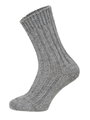 HomeOfSocks Wollsocken Alpaka Natur hellgrau/anthrazitgrau - 2 Paar