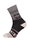 HomeOfSocks Wollsocke Hygge (45% Wolle) schwarz/bunt - 1 Paar