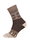HomeOfSocks Wollsocke Hygge (45% Wolle) braun/bunt - 1 Paar