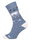 HomeOfSocks Wollsocken Hygge Ice Bear hellblau - 1 Paar